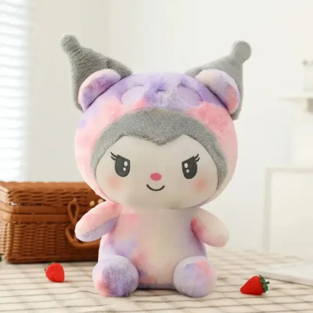 Kawaii Bear Cosplay Plush Toy – Cute Soft Cartoon Doll for Kids, Home Decor & Gift
