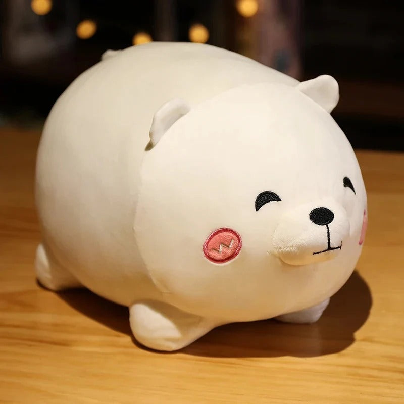 Kawaii Animal Plush Pillow Toy – Ultra Soft Cute Panda, Dog & Bear Cushion for Kids & Home Decor