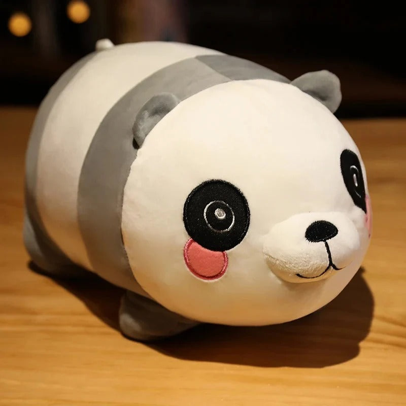 Kawaii Animal Plush Pillow Toy – Ultra Soft Cute Panda, Dog & Bear Cushion for Kids & Home Decor